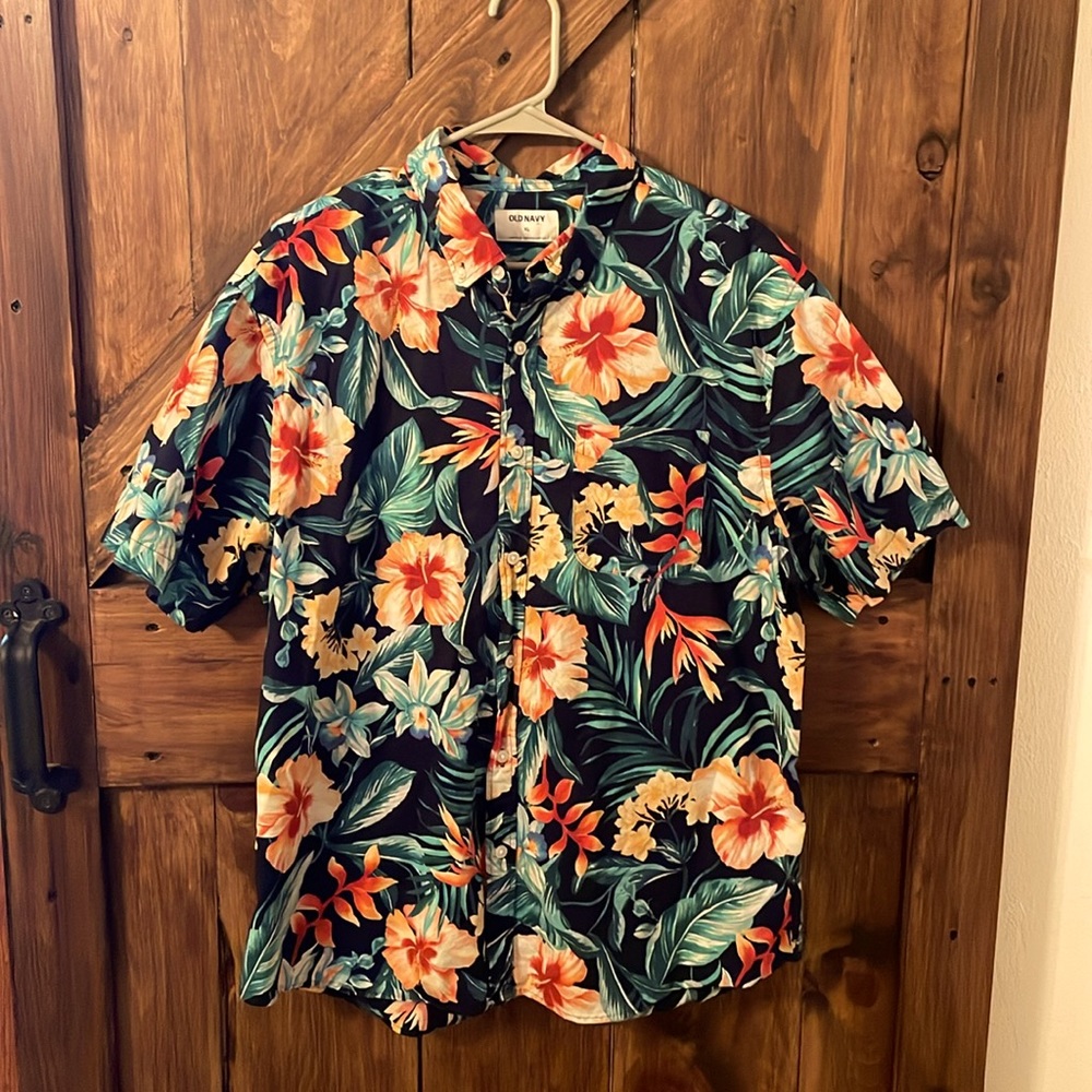 Old Navy Hawaiian Men’s Shirt XL